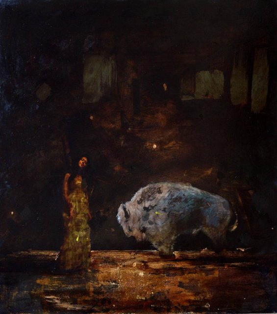 Ali Rıza Kanaç, Bison with Girl