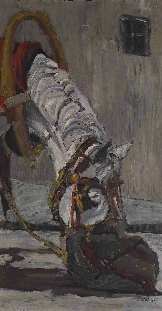 At Başı – Mehmet Başbuğ, 1983 (eser no. 1363)